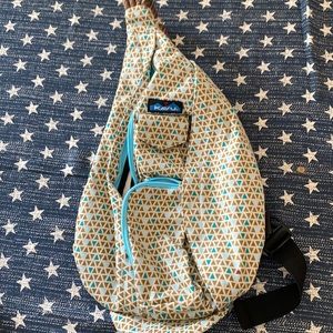 New KAVU Rope Sling Backpack Crossbody Shoulder Strap Bag Hiking Travel Outdoor